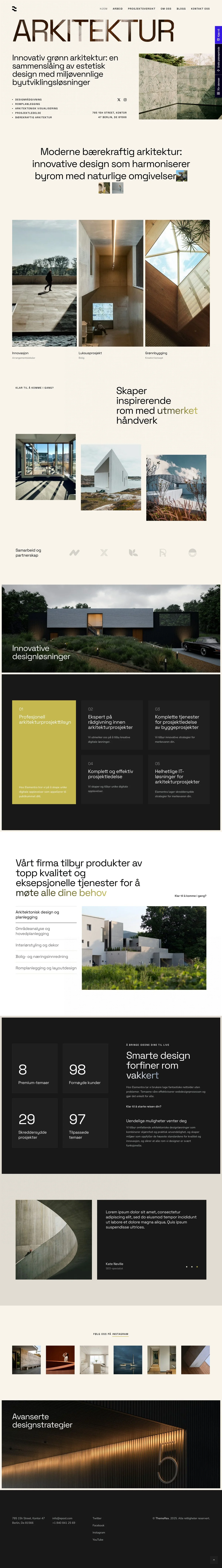 Arkitekt Template template preview