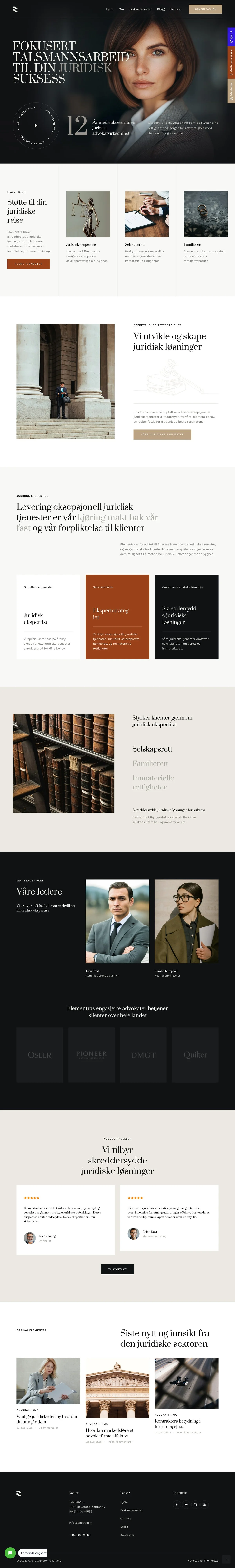 Advokat Template template preview